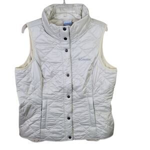 COLUMBIA | Hidden Mesa Lightly Insulated | Cream | Women’s Puffer Vest | XL
